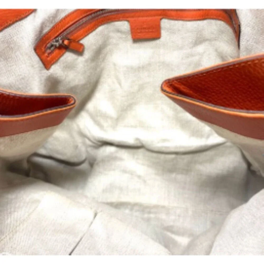 Gucci Tote Leather Terracotta Orange unused with storage bag - Picture 6 of 10
